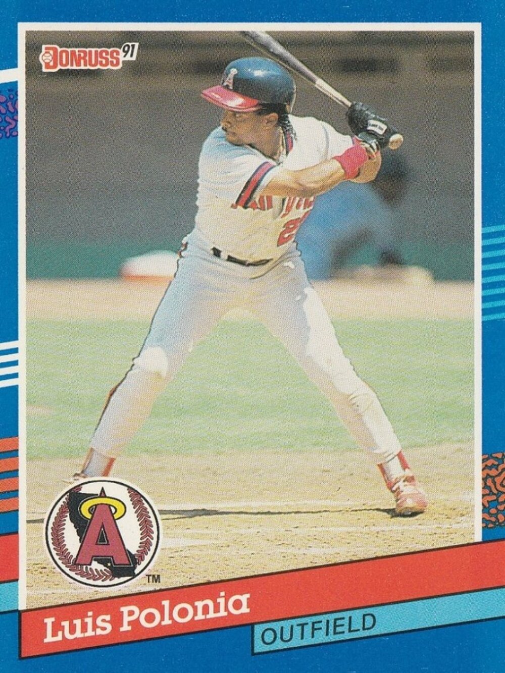 Luis Polonia Baseball Card